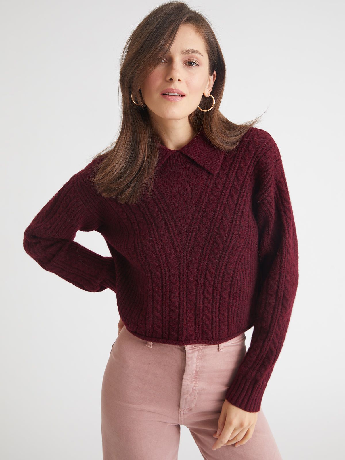 Alicia: Polo Sweater sold by 525 America