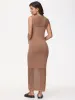 Tori: Crochet Maxi Dress sold by 525 America