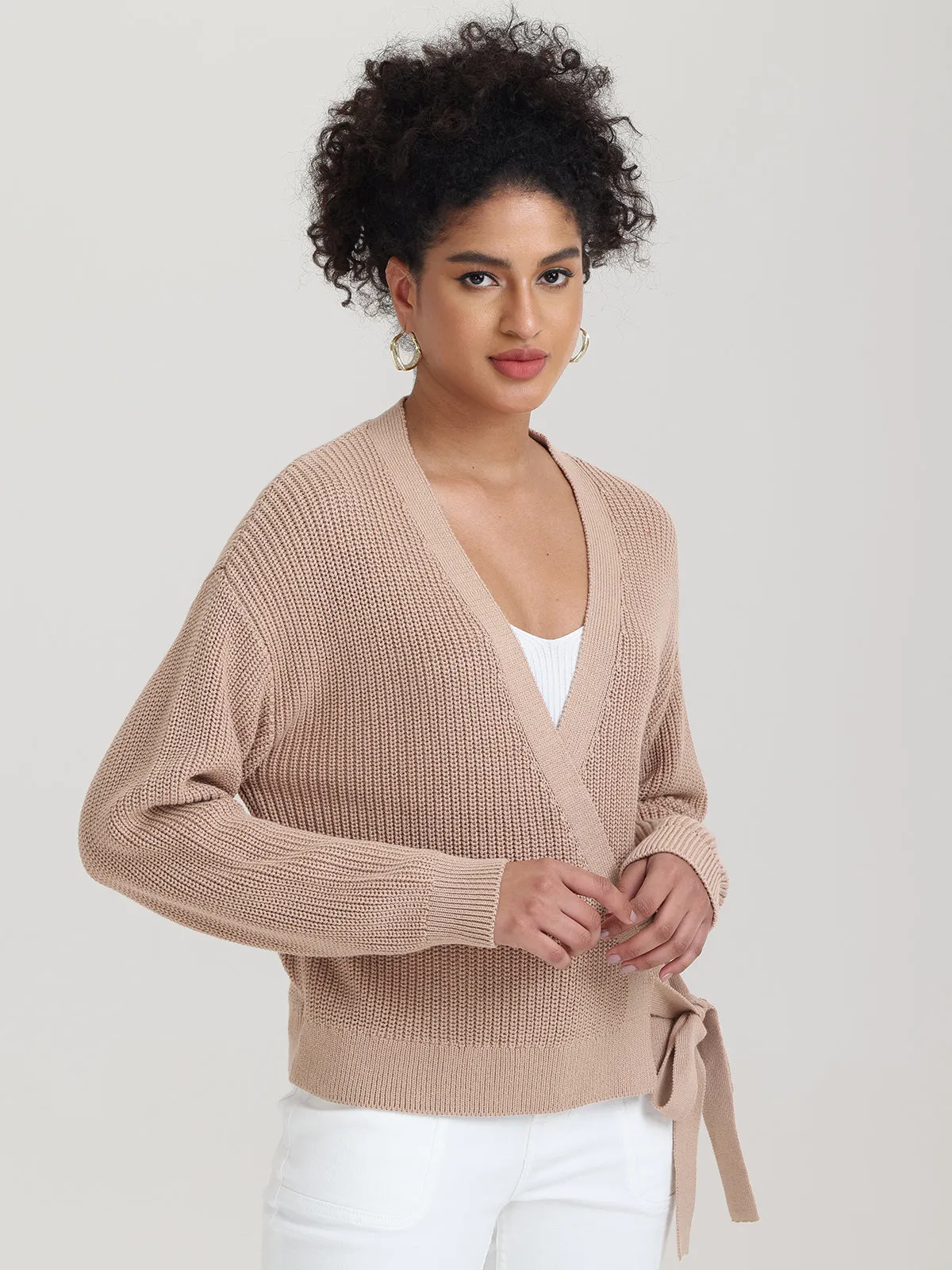 Maisy: Wrap Cardigan sold by 525 America product image thumbnail 5