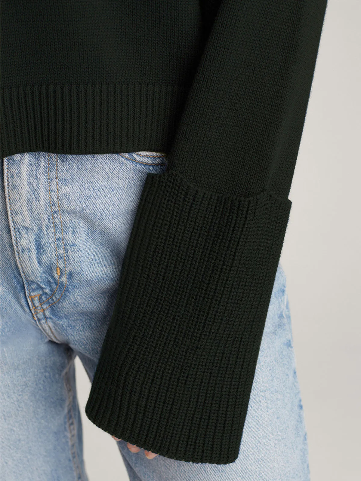 Lily: Split Turtleneck Pullover sold by 525 America product image thumbnail 4