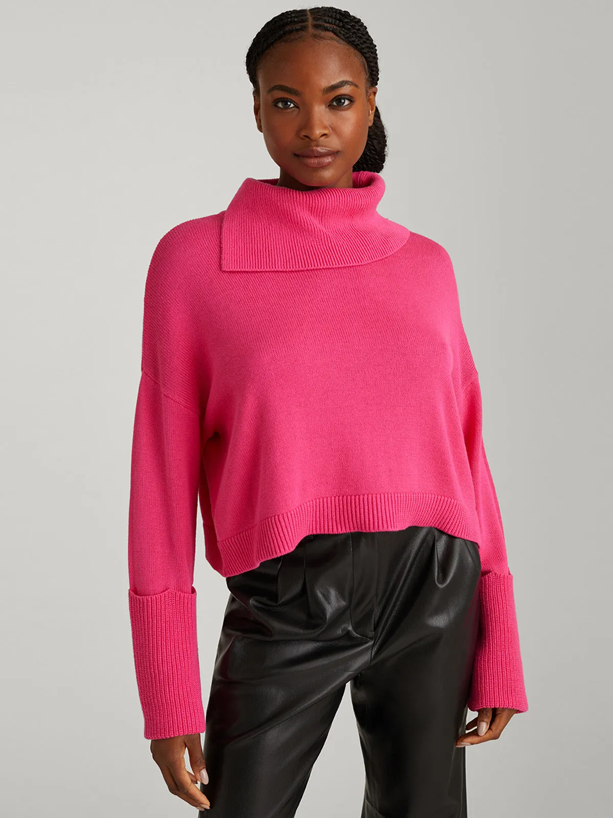 Lily: Split Turtleneck Pullover sold by 525 America product image thumbnail 5