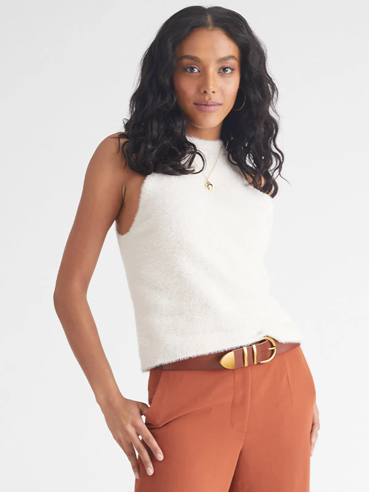 Jayla: Eyelash Tank sold by 525 America