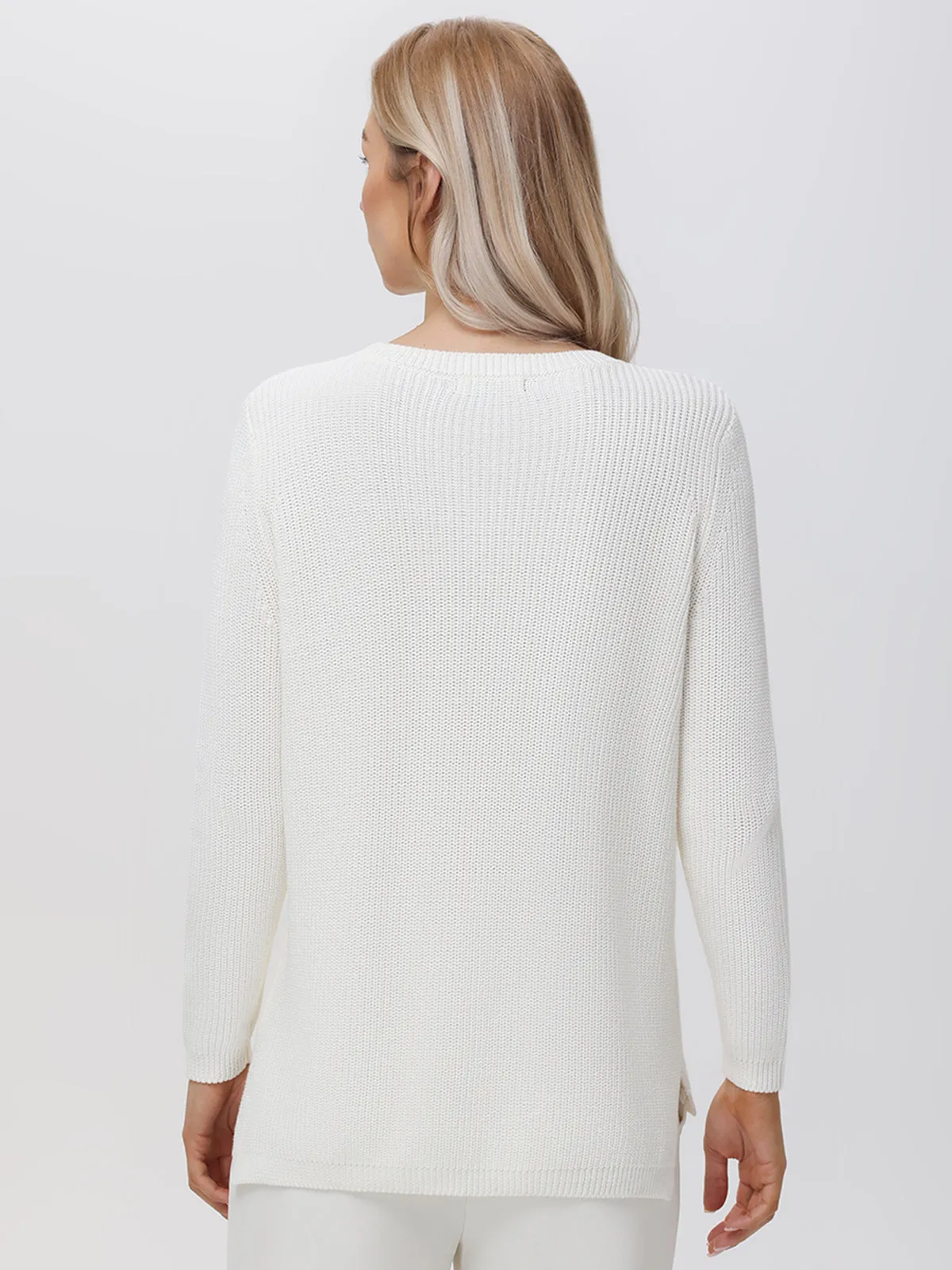 Emma: Organic Cotton Crewneck Shaker Sweater sold by 525 America product image thumbnail 3