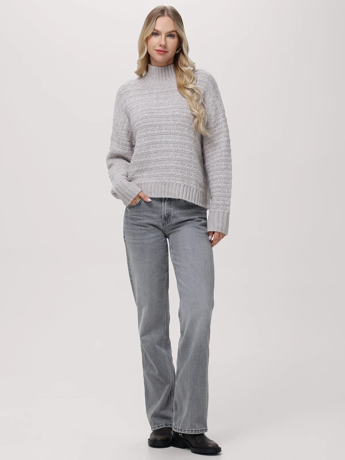 Layla: Mockneck Sweater sold by 525 America product image thumbnail 5