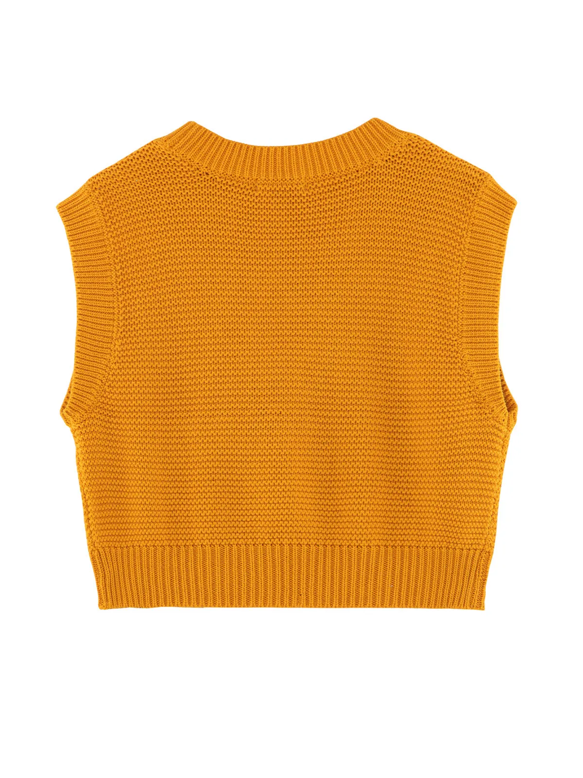 100% Cotton Cable Crewneck Vest sold by 525 America product image thumbnail 4
