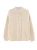 100% Cotton Cable Mockneck Pullover sold by 525 America