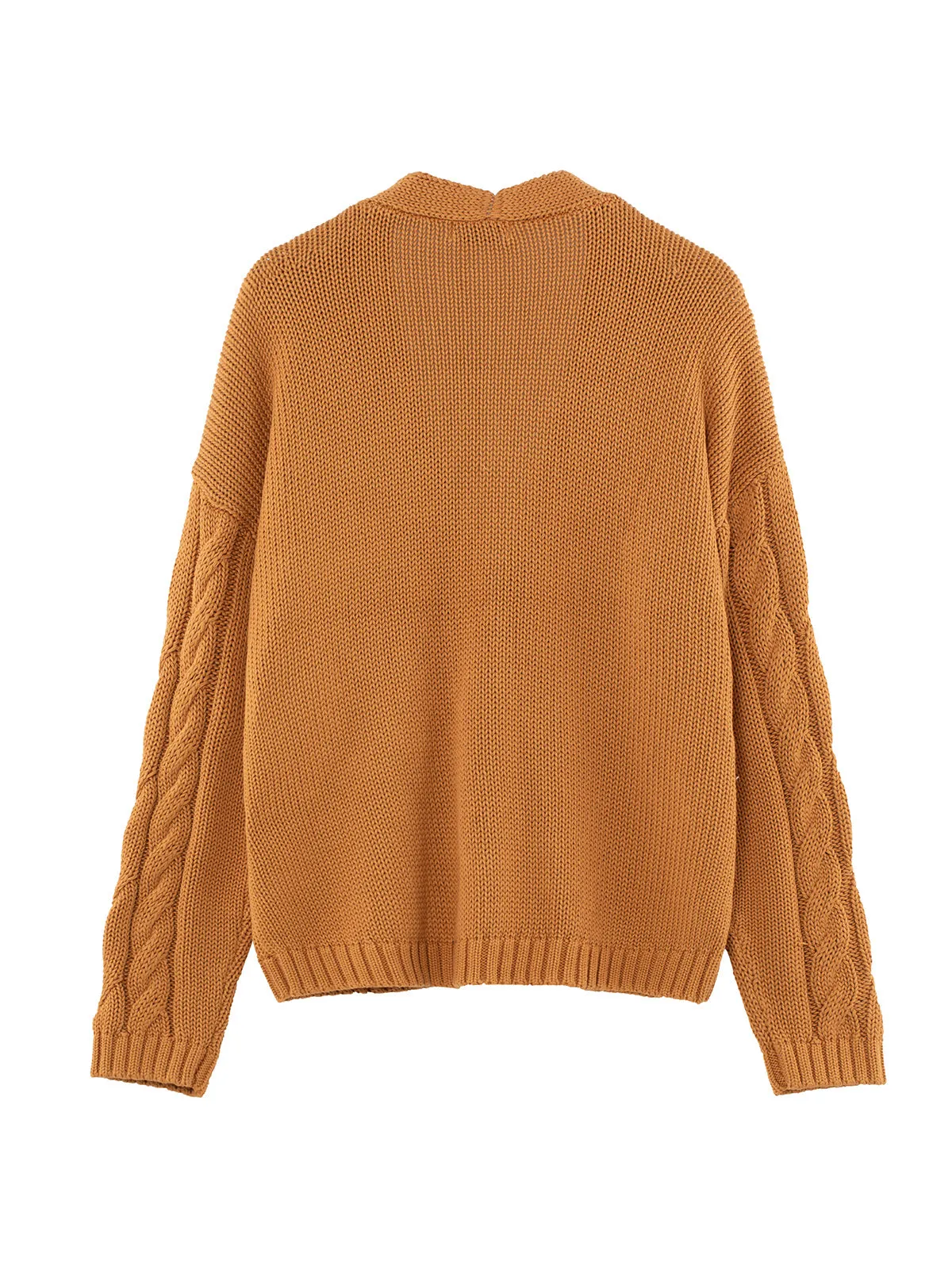 100% Cotton Cable Cardigan sold by 525 America product image thumbnail 2