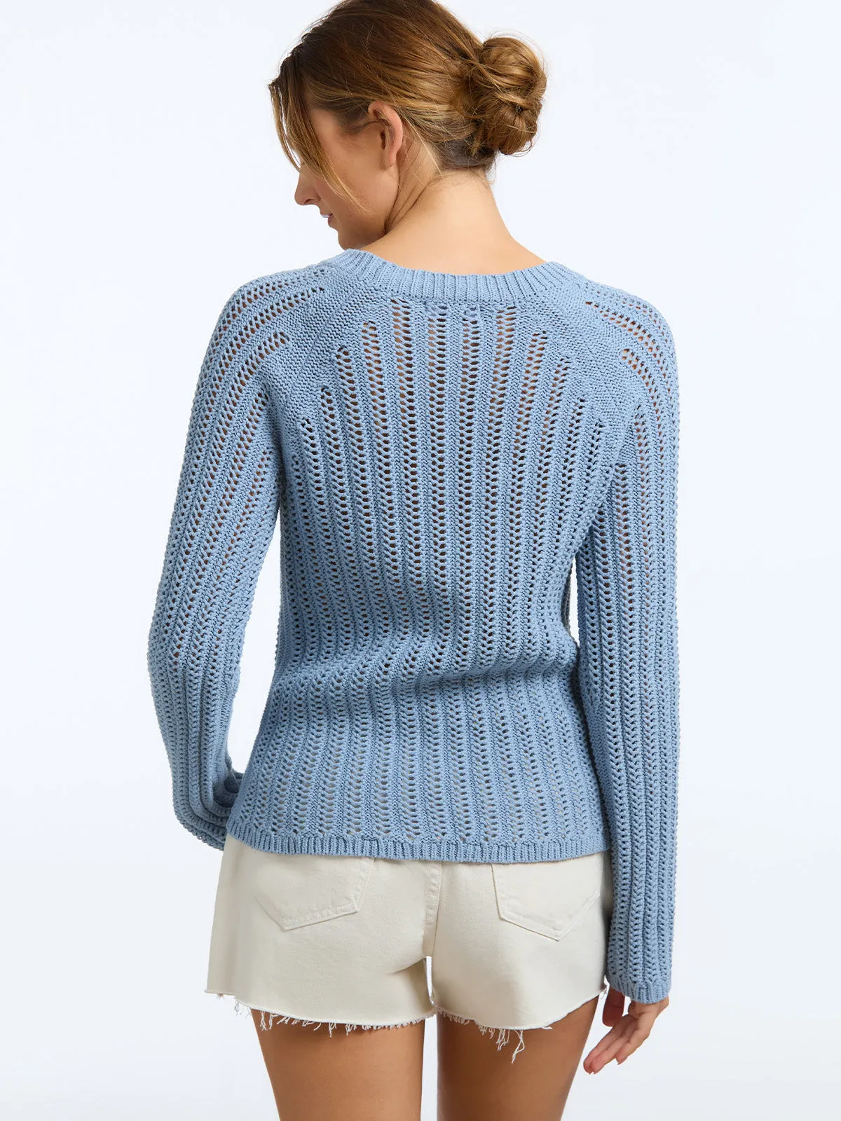 100% Cotton Jane: Crochet Sweater sold by 525 America product image thumbnail 2