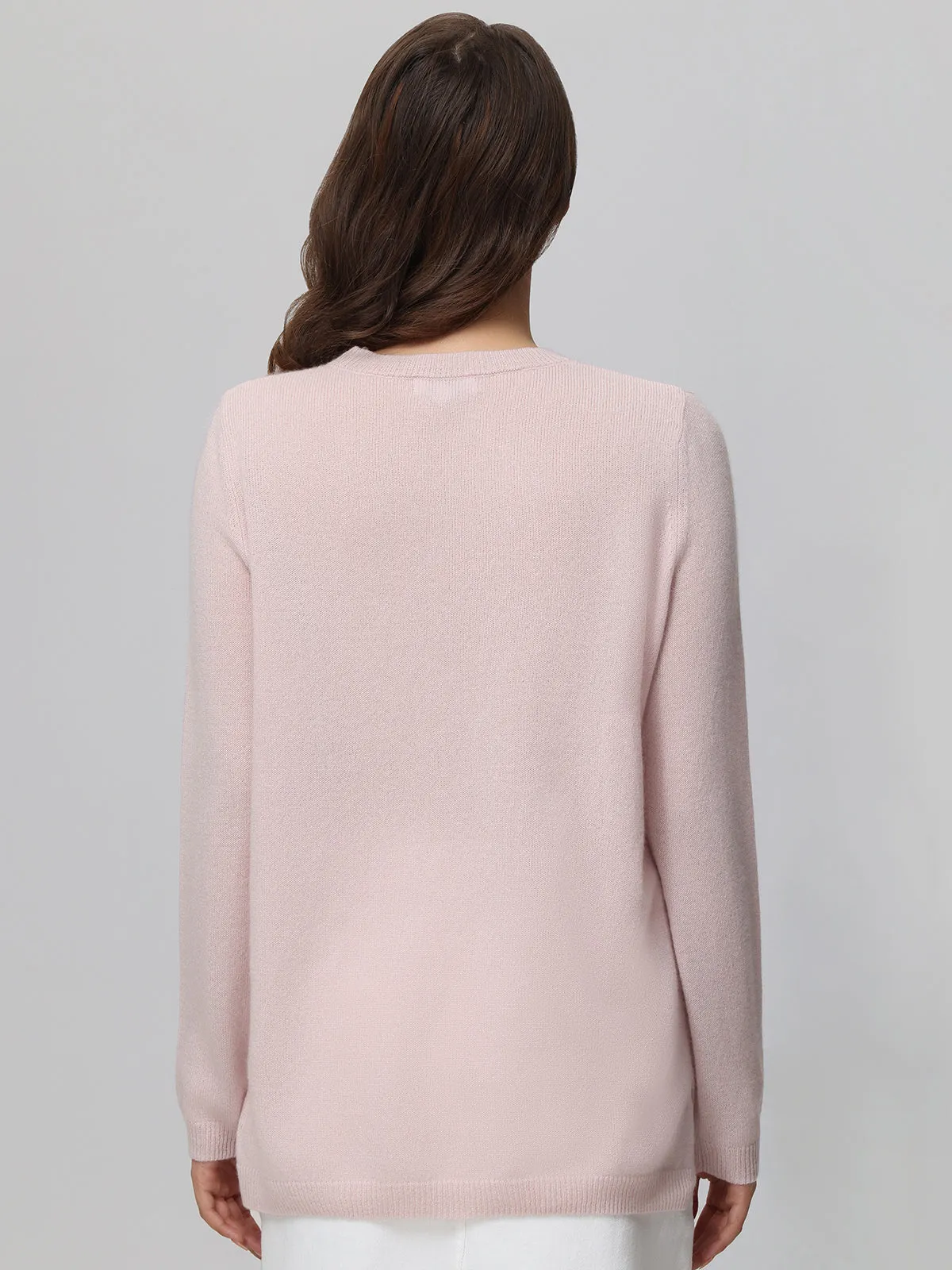 Cashmere Emma: High Low Crew Neck Sweater sold by 525 America product image thumbnail 3