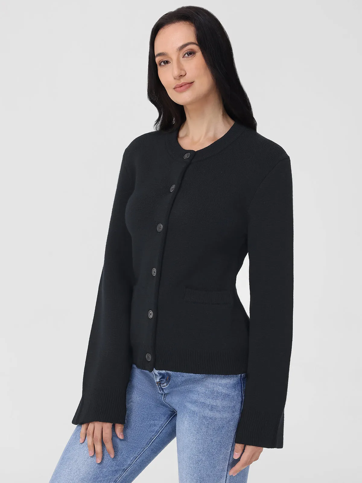 Catherine: Wool Cardigan sold by 525 America product image thumbnail 3