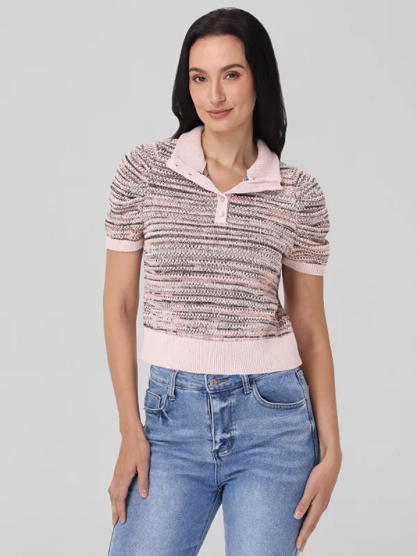 Shelby: Ombre Mockneck Cotton Sweater sold by 525 America