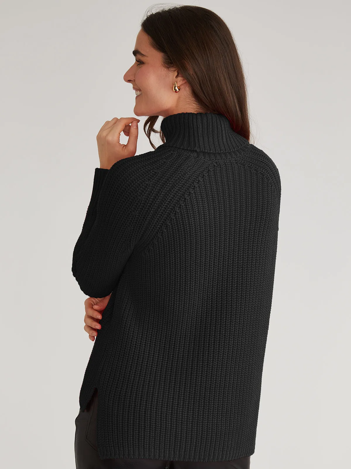 Stella: Shaker Stitch Turtleneck Sweater sold by 525 America product image thumbnail 5