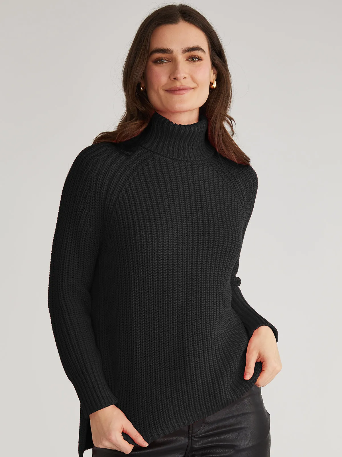 Stella: Shaker Stitch Turtleneck Sweater sold by 525 America product image thumbnail 4