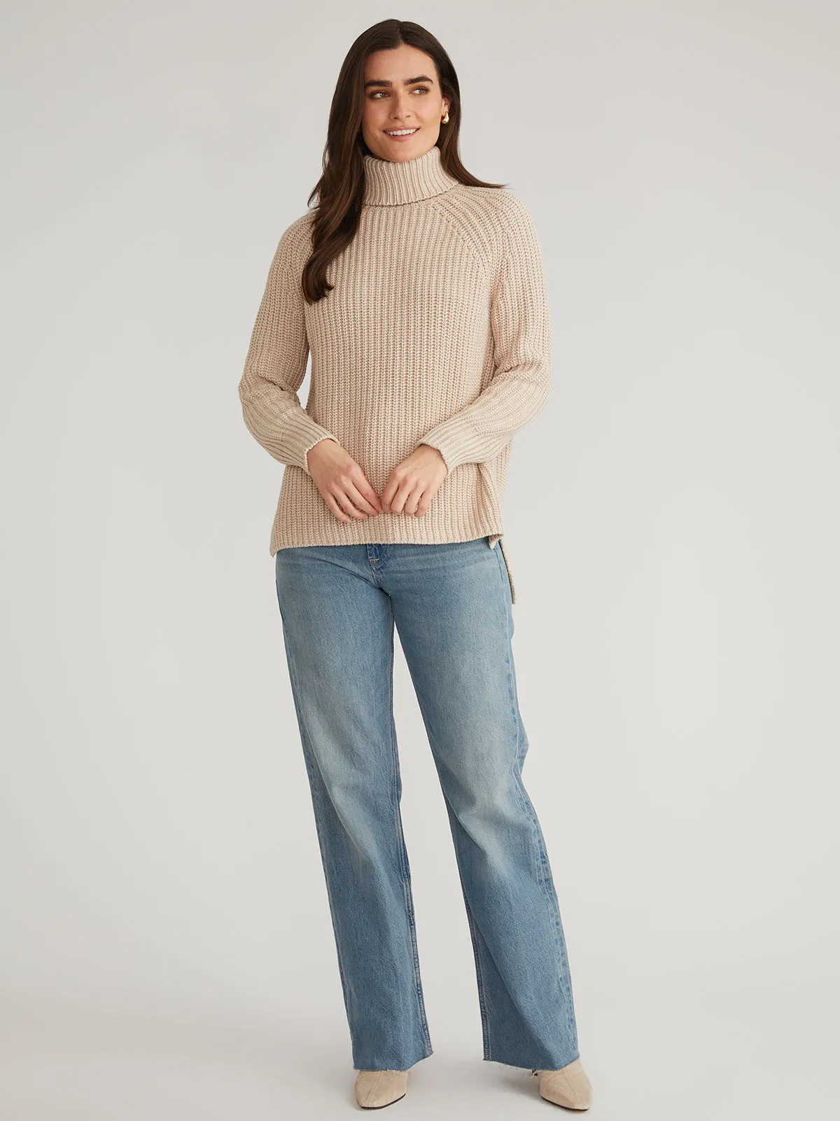 Stella: Shaker Stitch Turtleneck Sweater sold by 525 America product image thumbnail 3