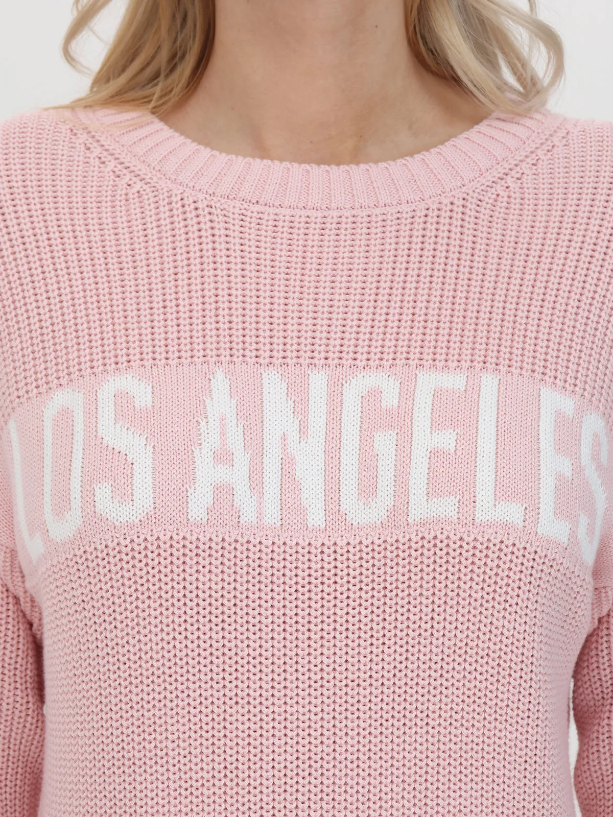 Los Angeles: Crewneck Shaker Stitch Sweater sold by 525 America product image thumbnail 5