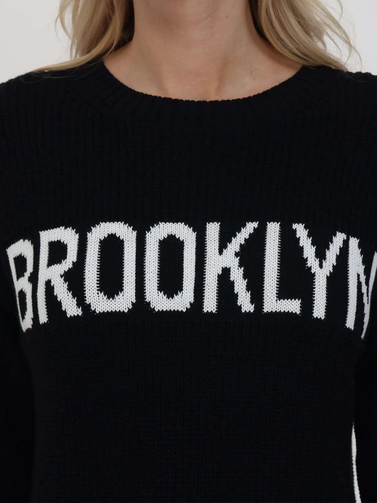 Brooklyn: Crewneck Shaker Stitch Sweater sold by 525 America product image thumbnail 5