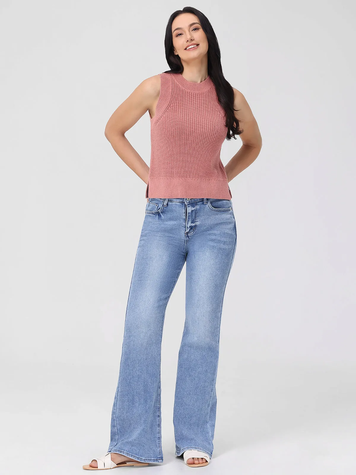 Demi: High Crewneck Cotton Tank sold by 525 America product image thumbnail 5