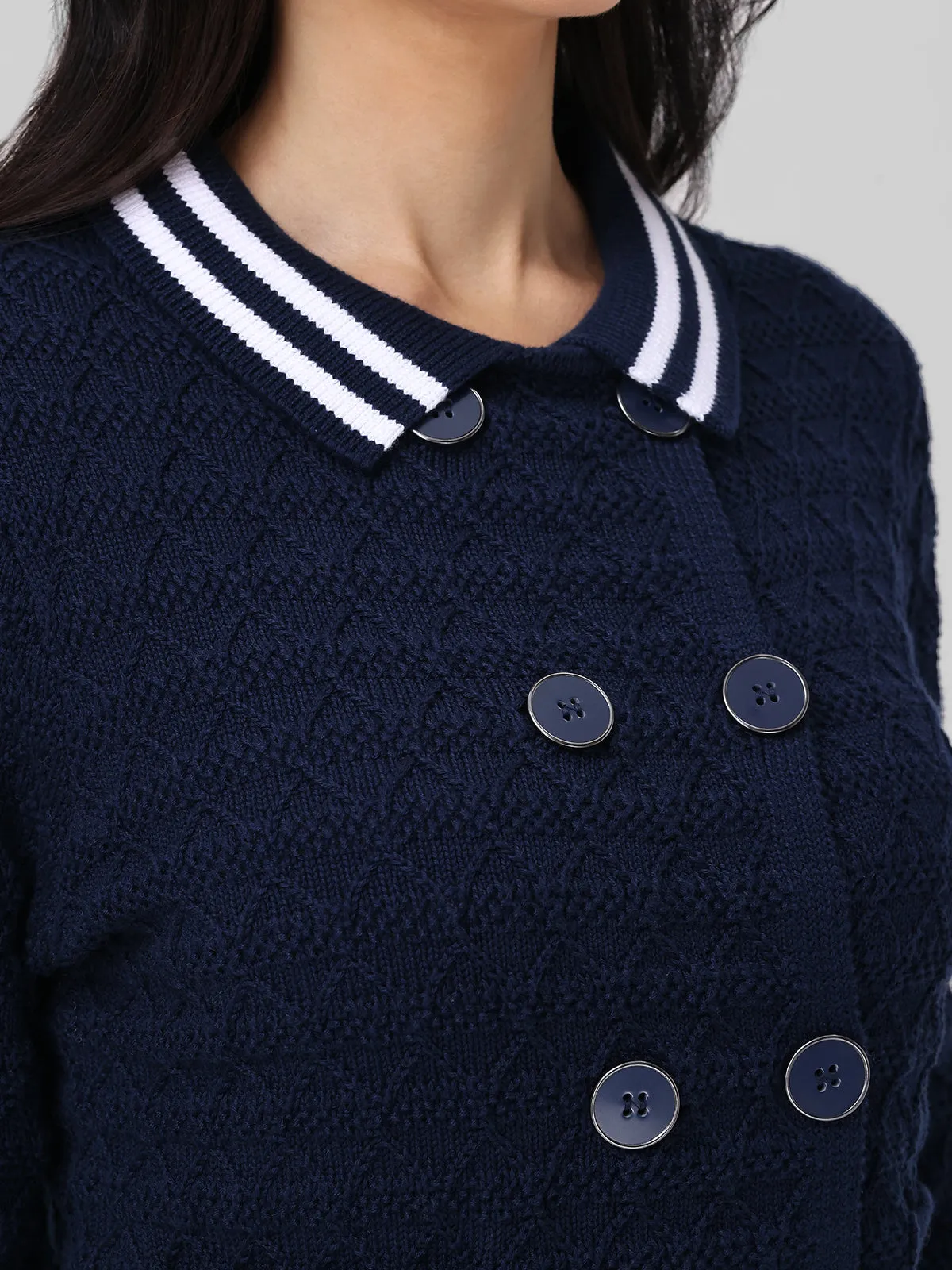 Leena: Double Breasted Cardigan sold by 525 America product image thumbnail 5