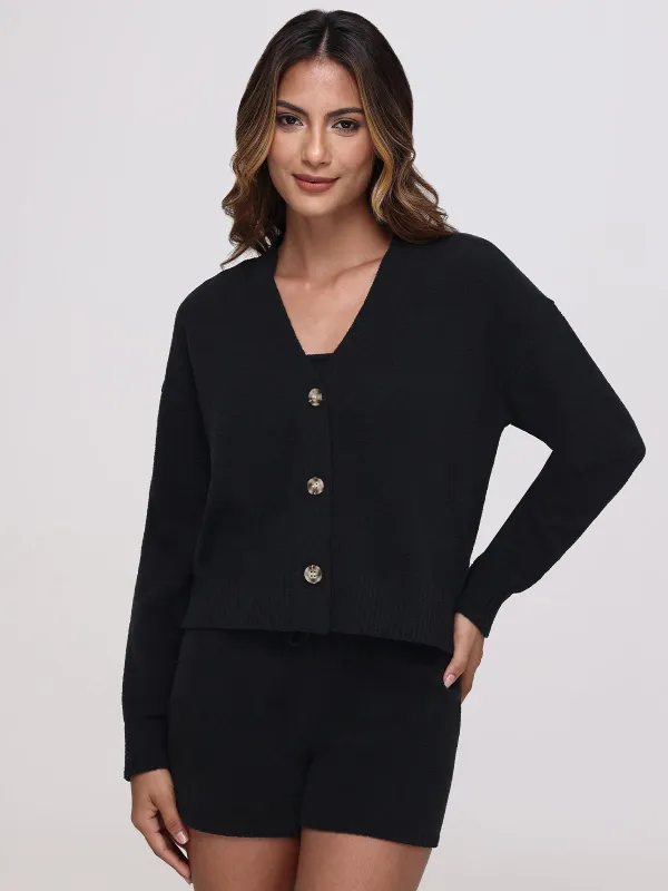 Riley: V-Neck Cardigan sold by 525 America