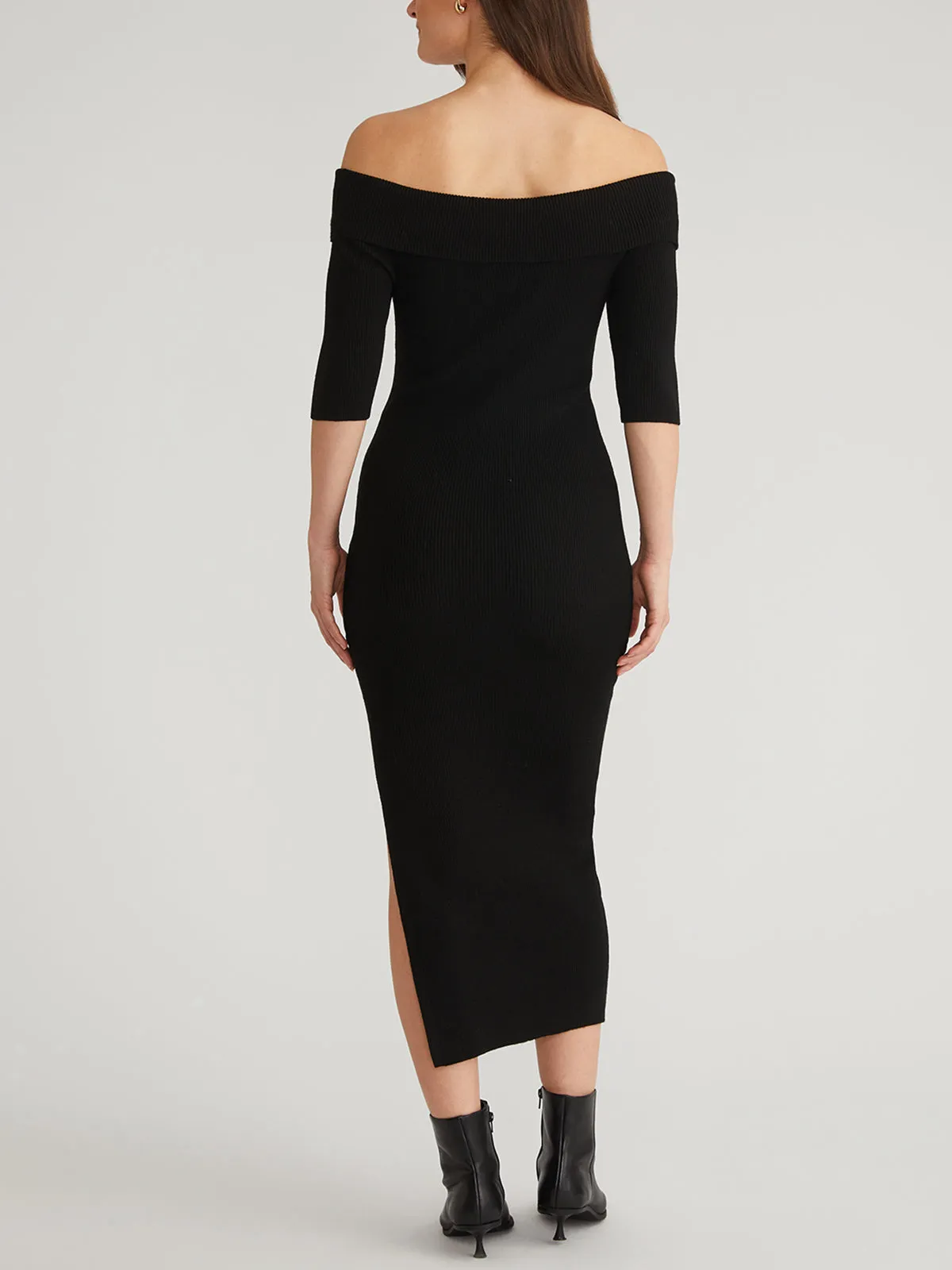 Jennifer: Off Shoulder Midi Dress sold by 525 America product image thumbnail 3
