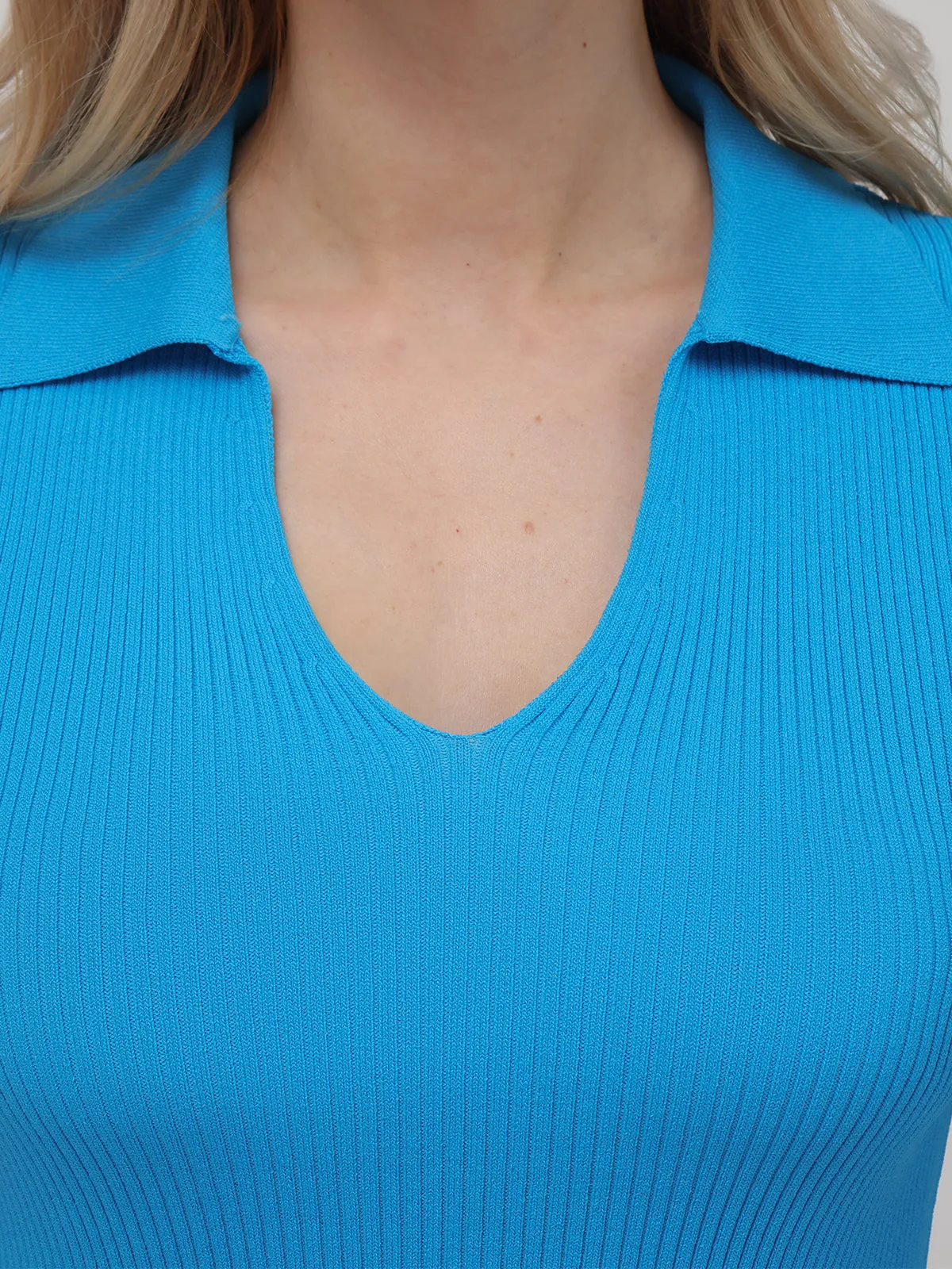 Penelope: V-Neck Polo Pullover sold by 525 America product image thumbnail 5