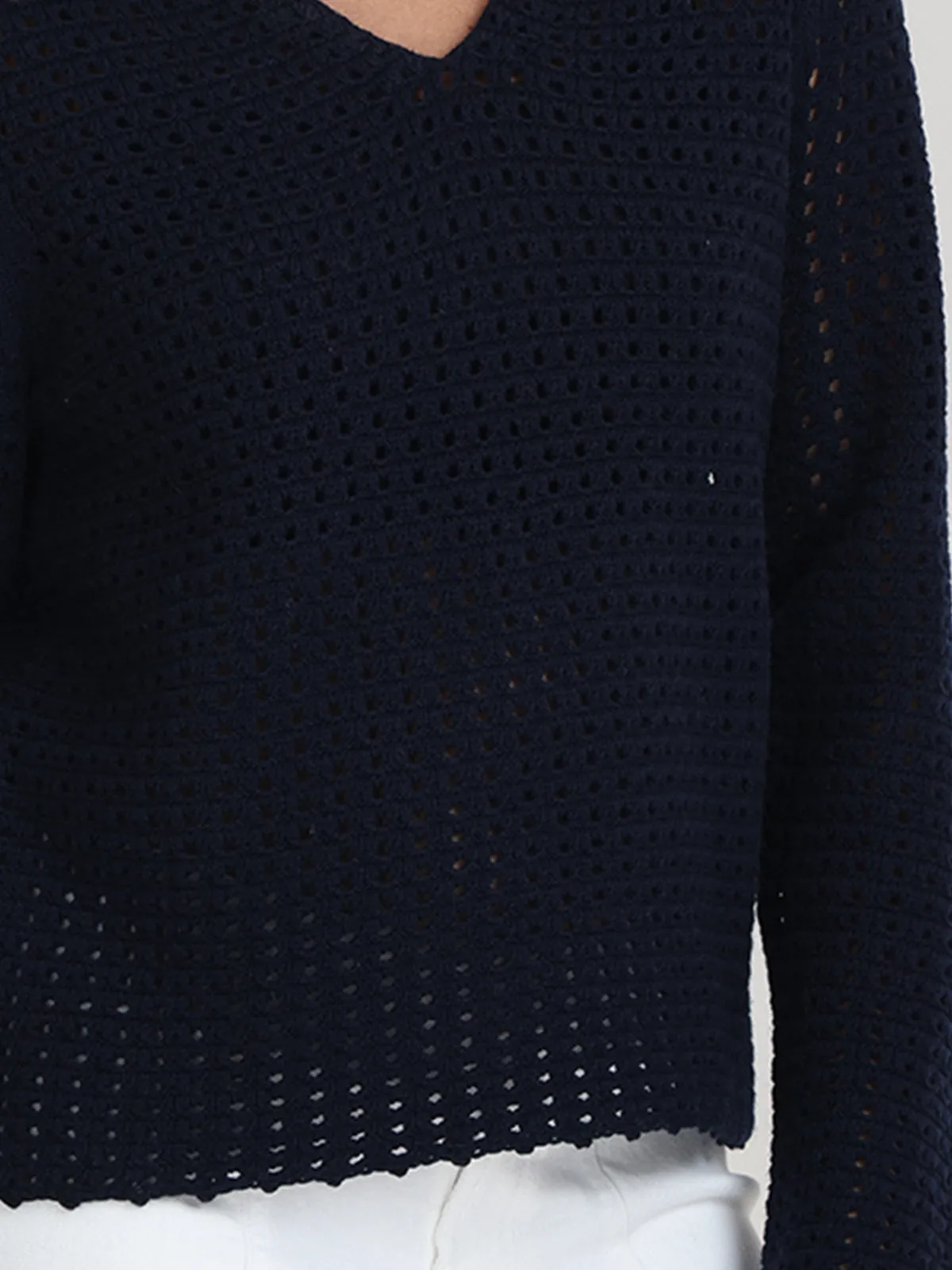 Maria: Texture Baja Pullover sold by 525 America product image thumbnail 4