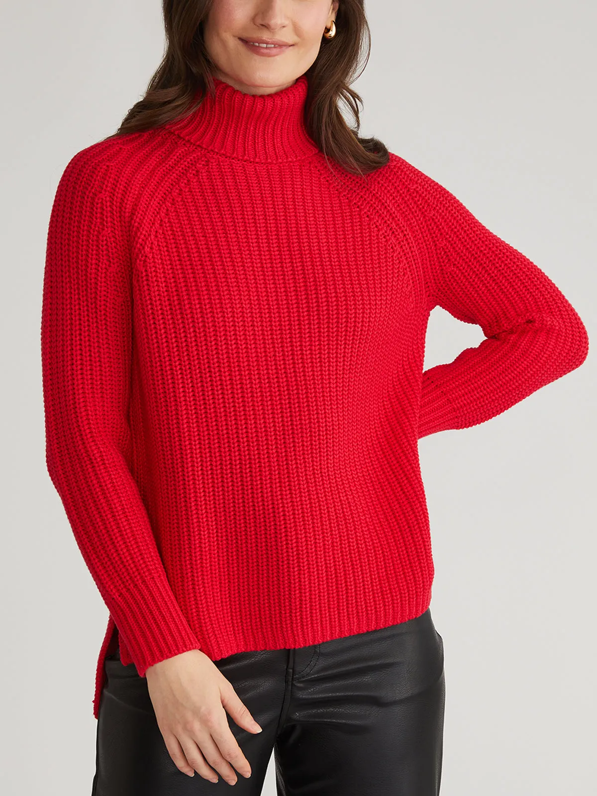 Stella: Shaker Stitch Turtleneck Sweater sold by 525 America product image thumbnail 3