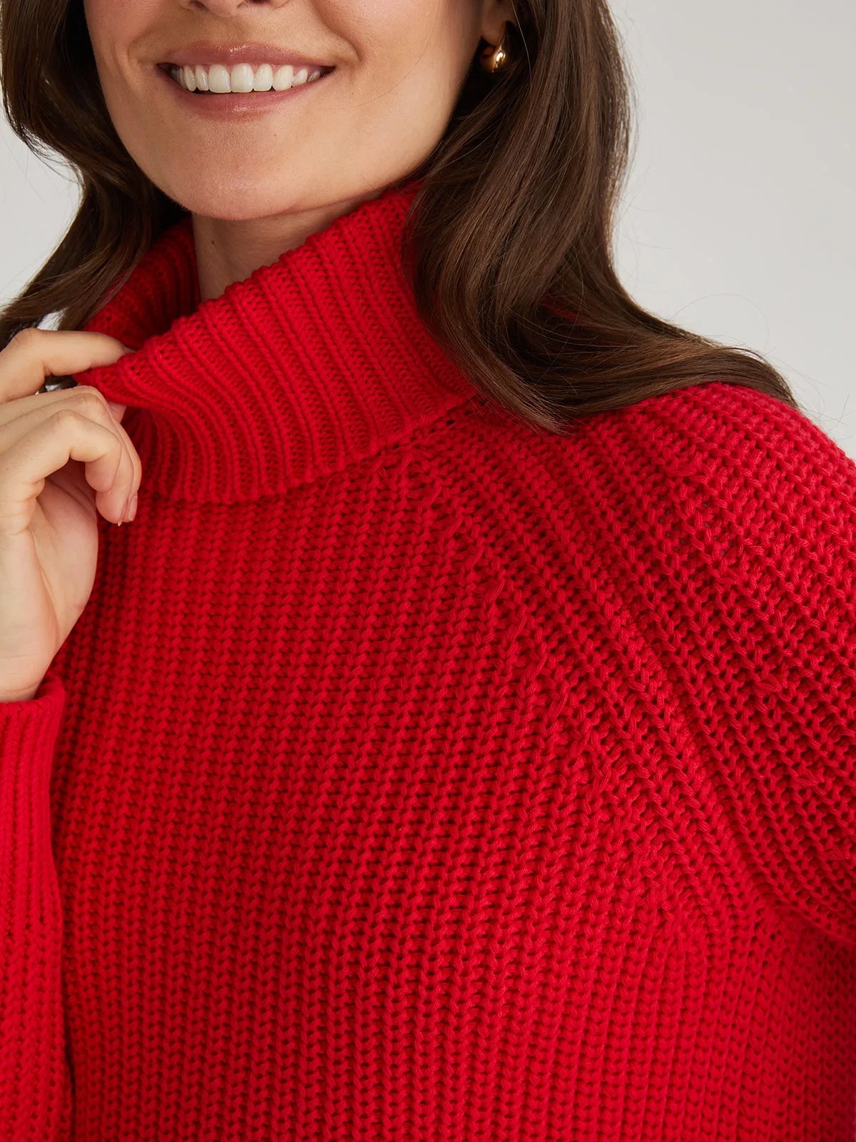 Stella: Shaker Stitch Turtleneck Sweater sold by 525 America product image thumbnail 5