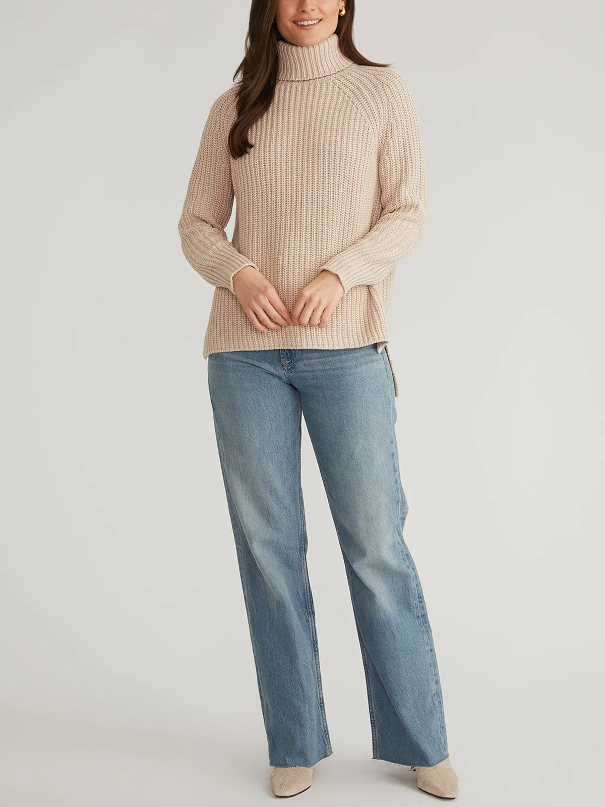Stella: Shaker Stitch Turtleneck Sweater sold by 525 America product image thumbnail 3