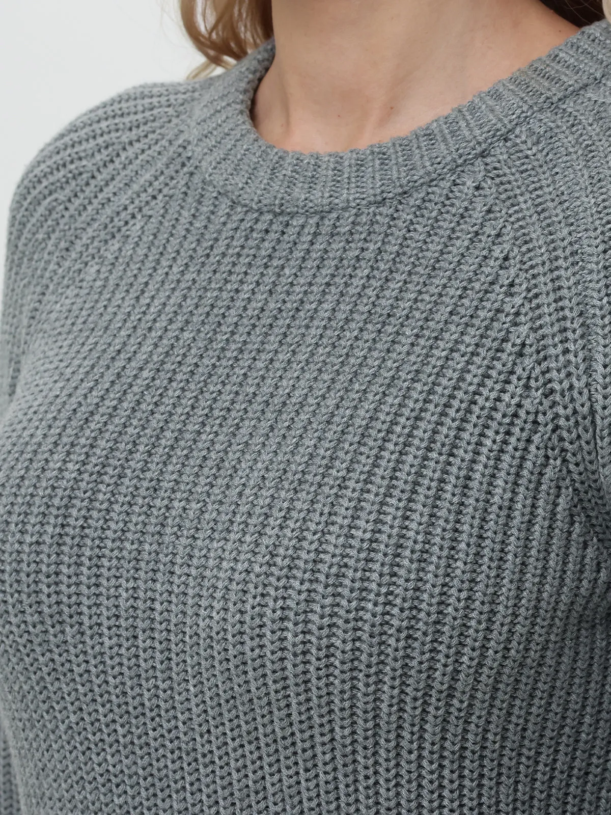 Jane: Crewneck Shaker Stitch Cotton Sweater sold by 525 America product image thumbnail 5