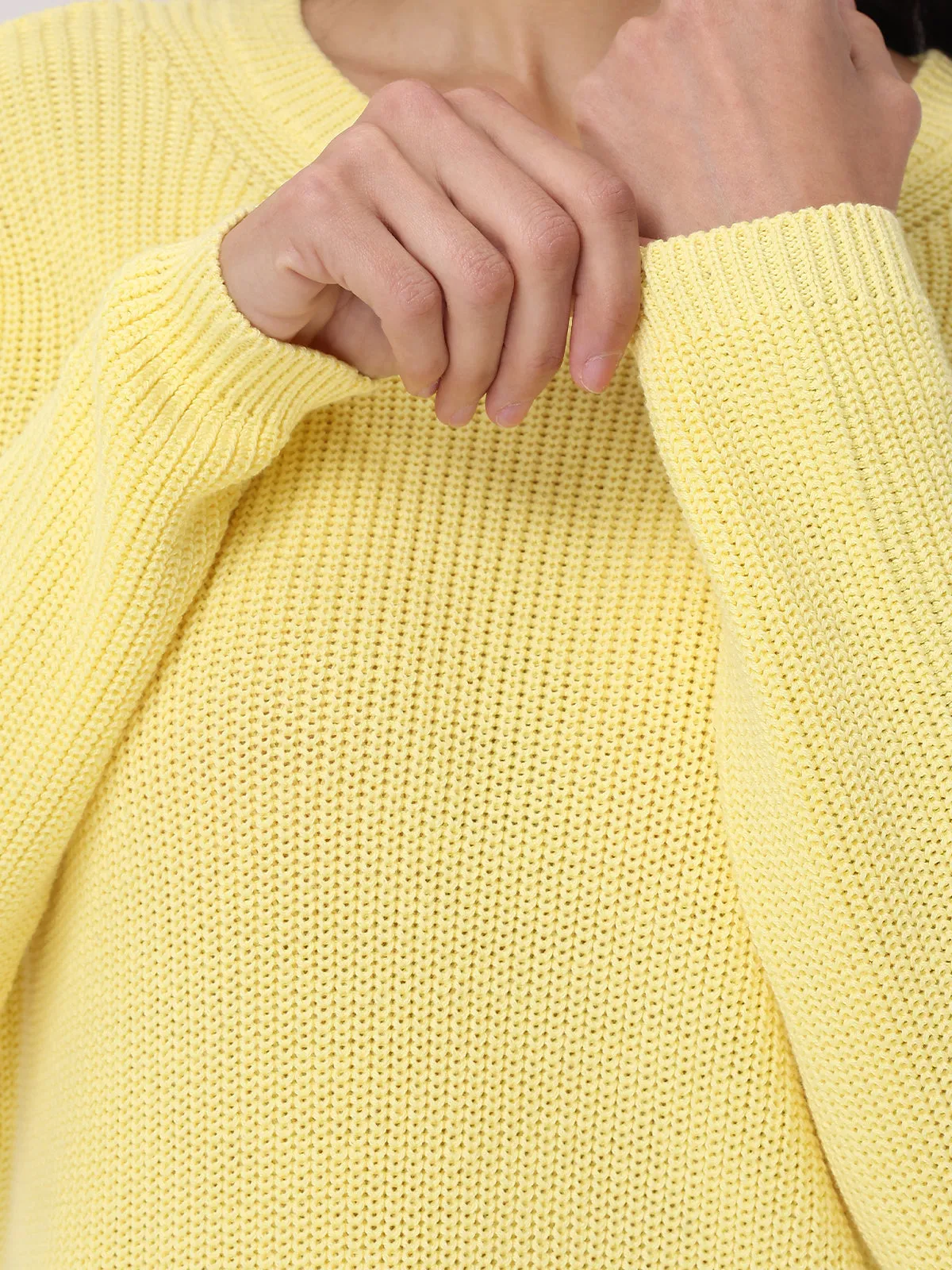 Emma: Crewneck Shaker Stitch Cotton Sweater sold by 525 America product image thumbnail 5