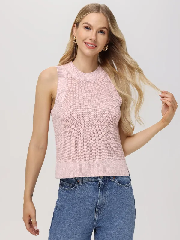 Demi: Metallic Crewneck Tank sold by 525 America