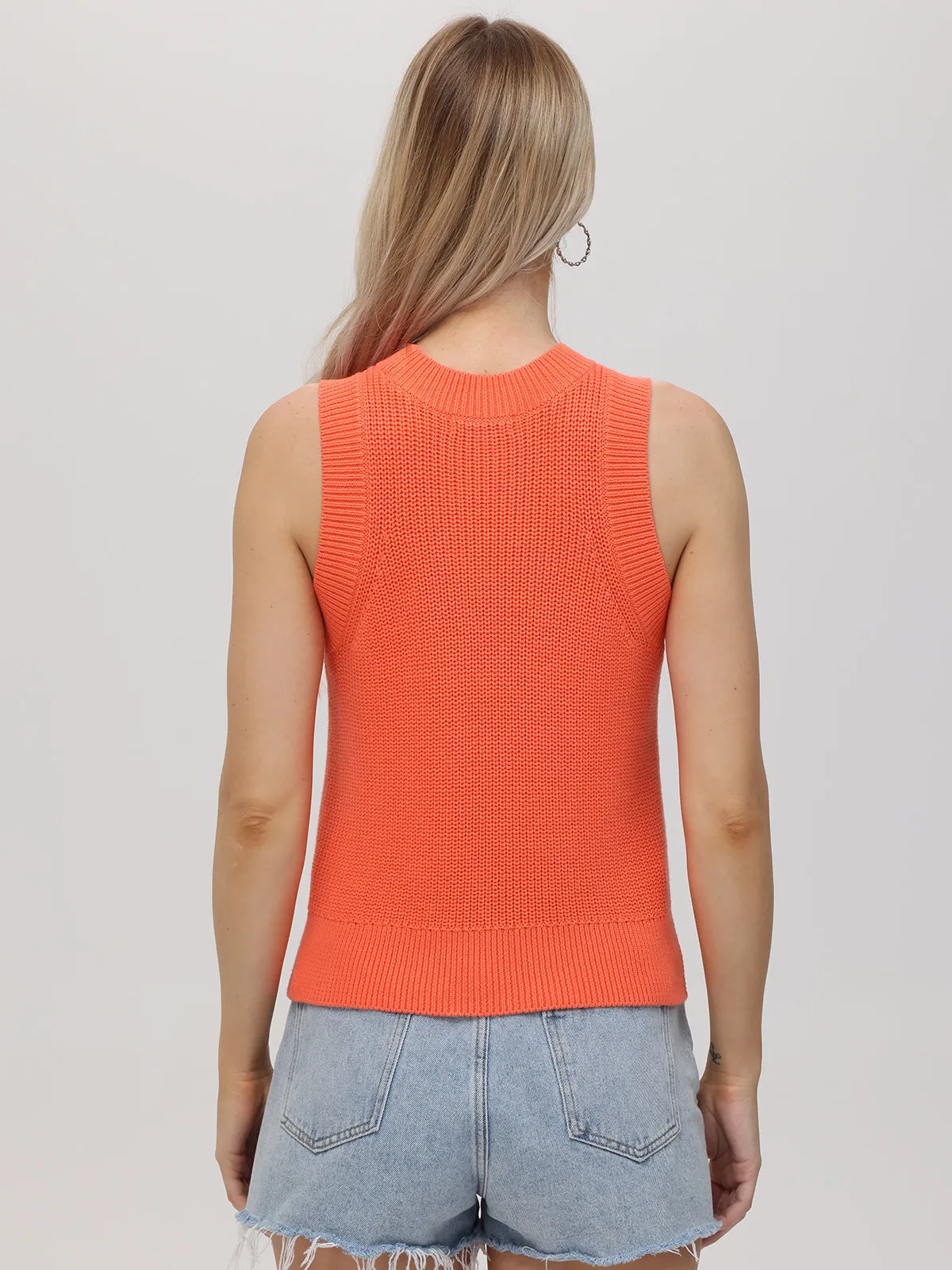 Demi: High Crewneck Cotton Tank sold by 525 America product image thumbnail 3