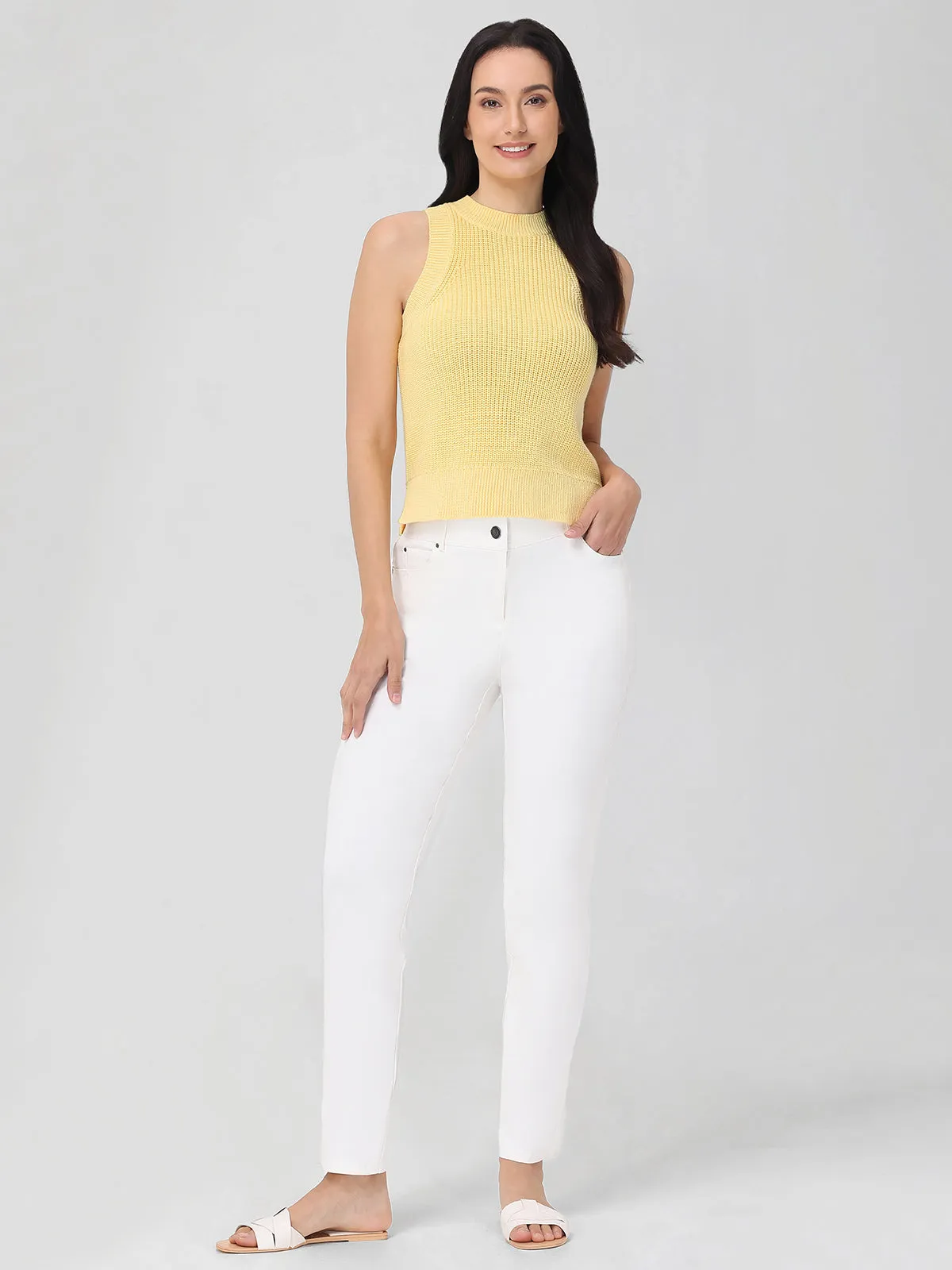 Demi: High Crewneck Cotton Tank sold by 525 America product image thumbnail 4