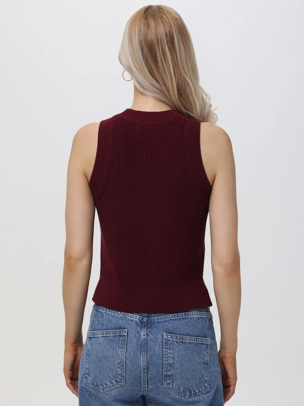 Demi: High Crewneck Cotton Tank sold by 525 America product image thumbnail 2