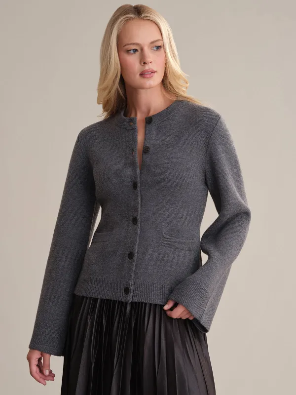 Catherine: Wool Cardigan sold by 525 America