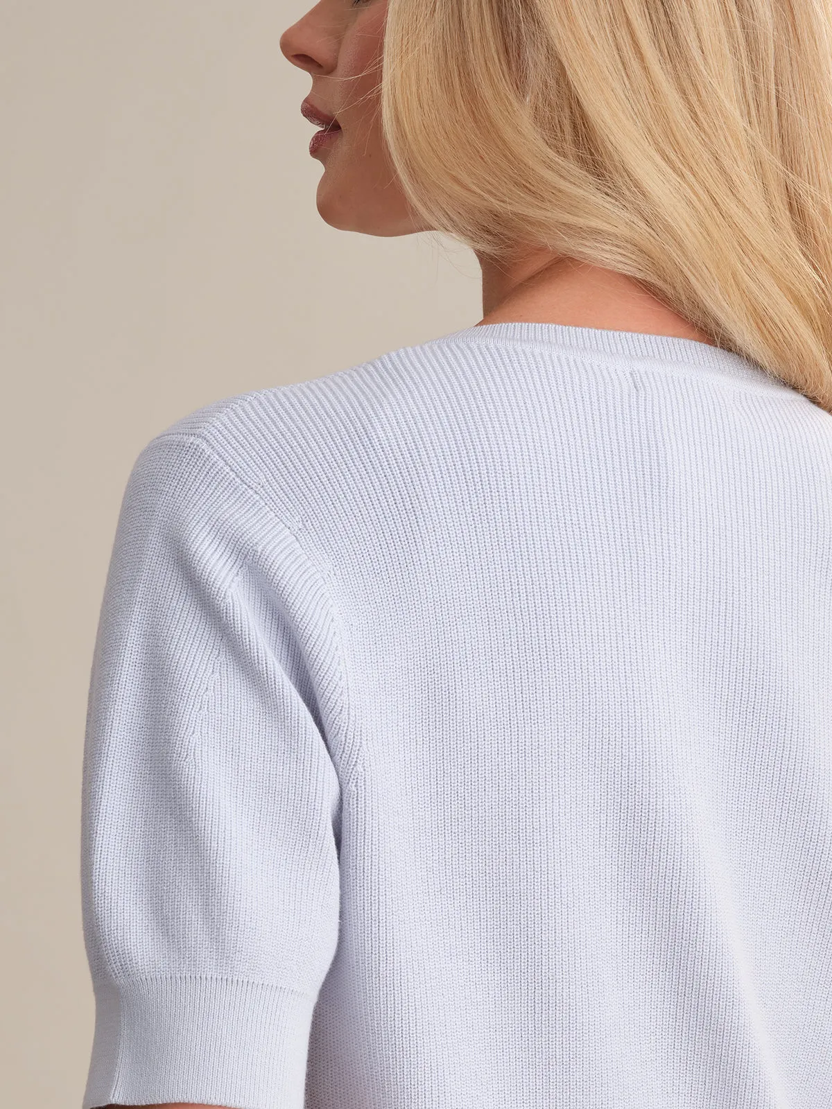 Carlota: Puff Sleeve Cotton Top sold by 525 America product image thumbnail 4