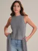 Demi: High Crewneck Cotton Tank sold by 525 America