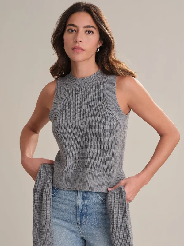 Demi: High Crewneck Cotton Tank sold by 525 America