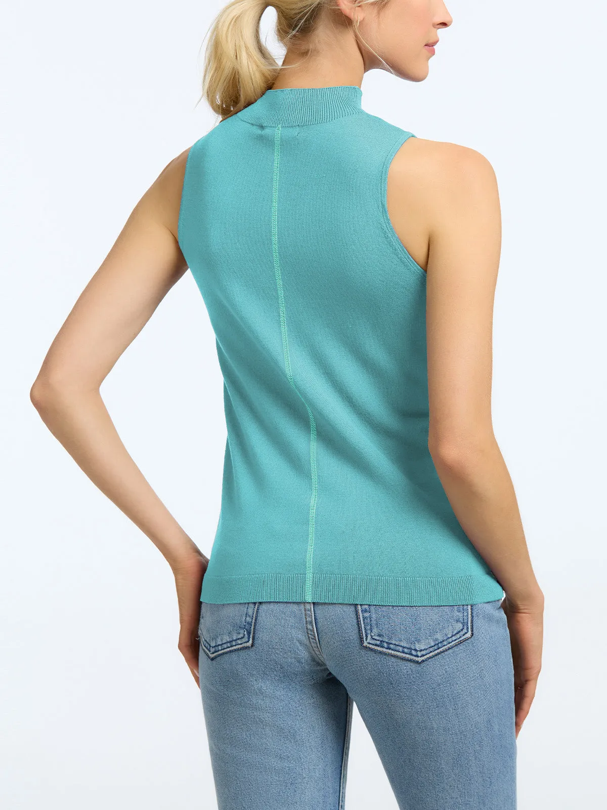 Exposed Cover Stitch Tank sold by 525 America product image thumbnail 3
