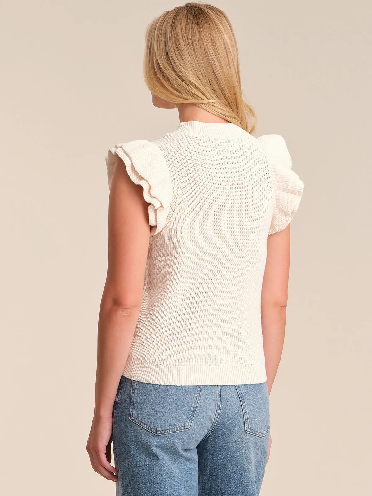 Faye: Ruffle Top sold by 525 America product image thumbnail 3