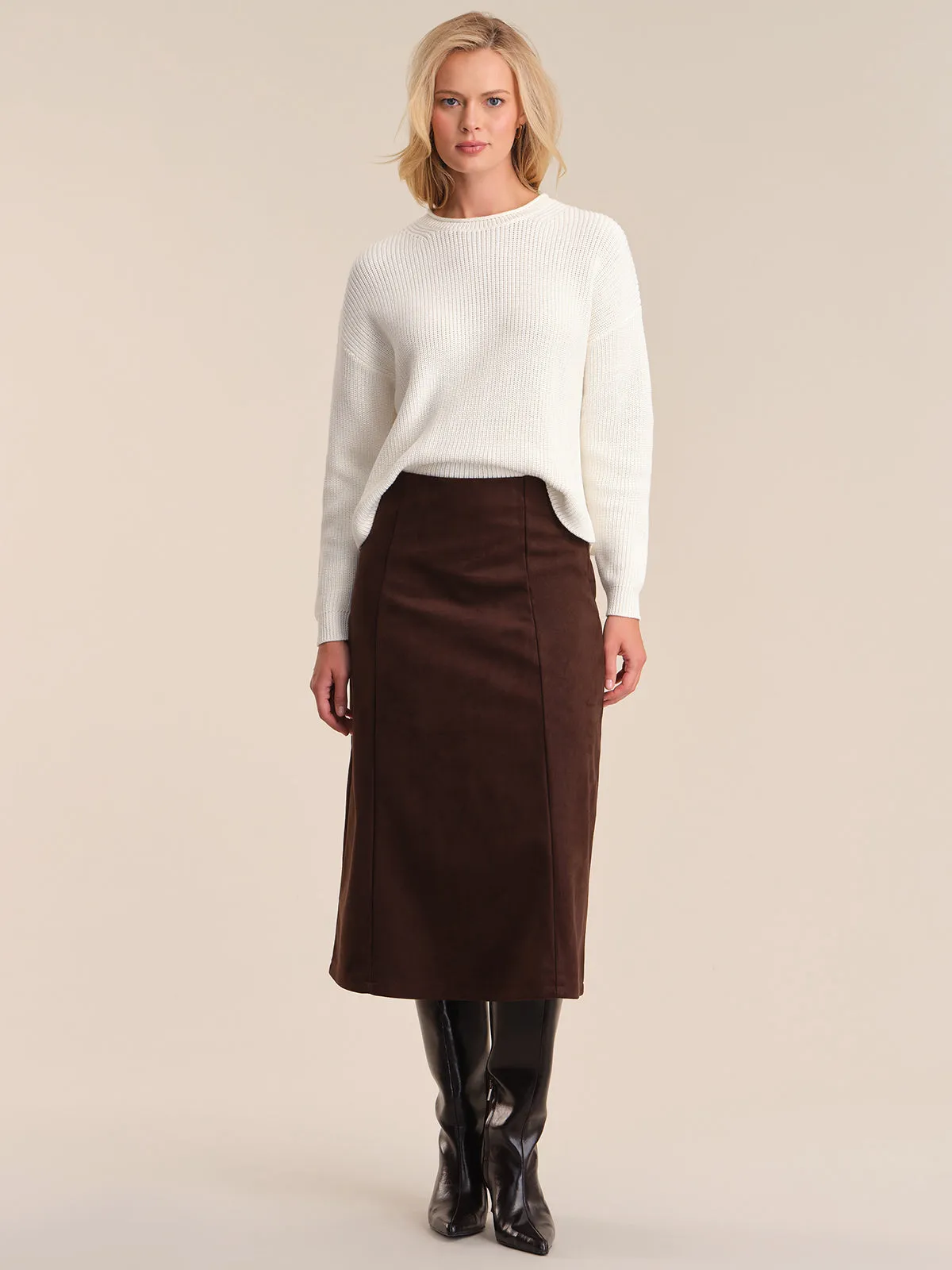 Daphne: Cropped Cotton Pullover sold by 525 America product image thumbnail 4