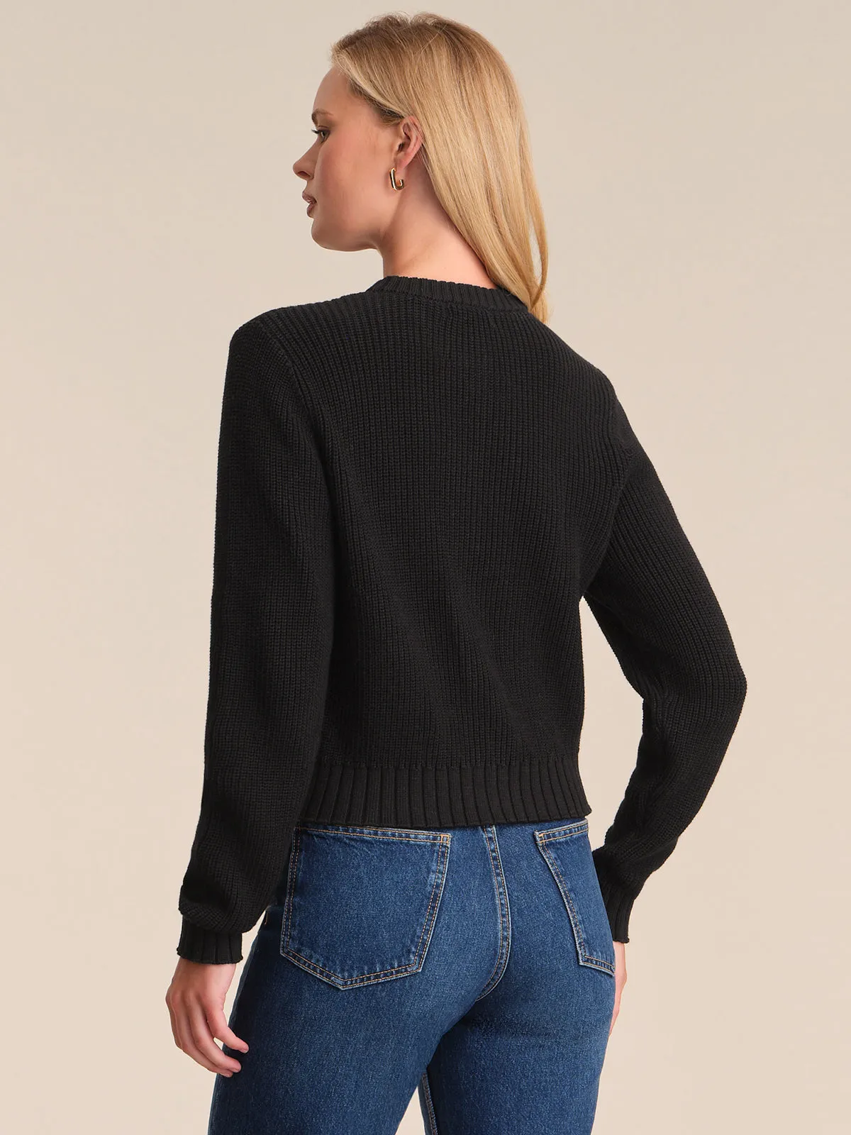 Palmer: Crewneck Cotton Cardigan sold by 525 America product image thumbnail 3