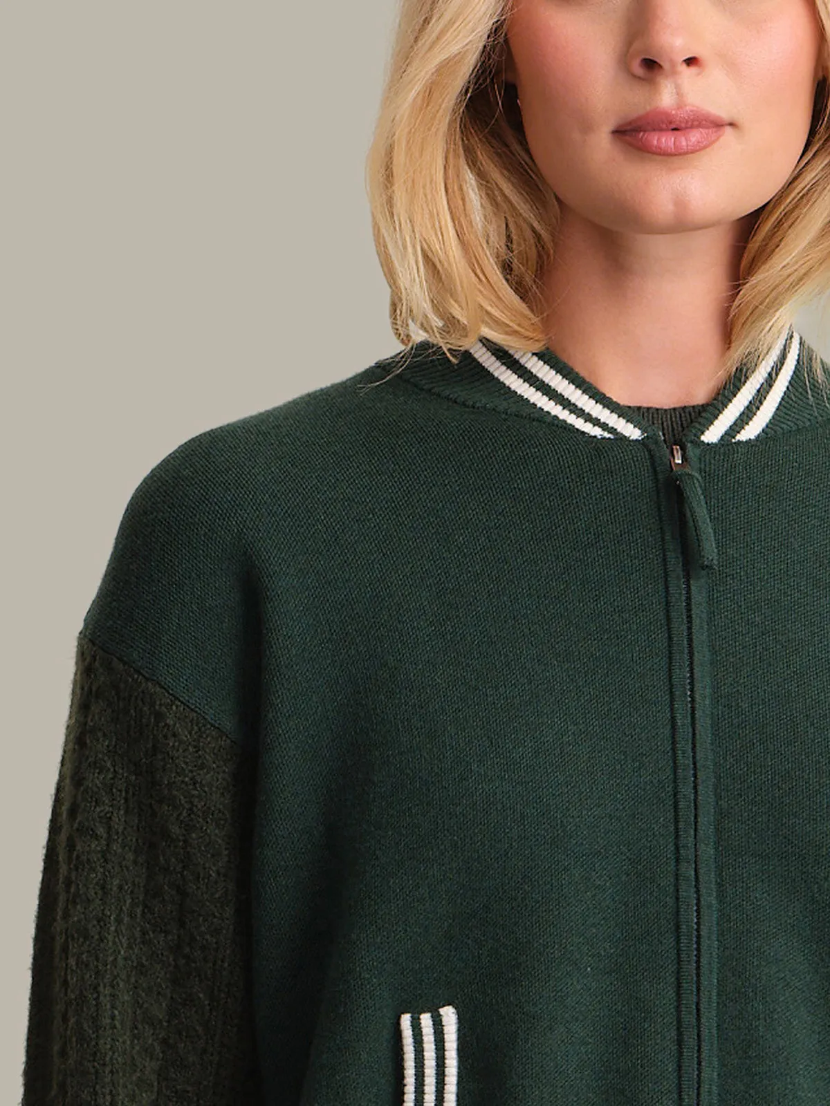 Flynn: Cable Sleeve Bomber sold by 525 America product image thumbnail 5