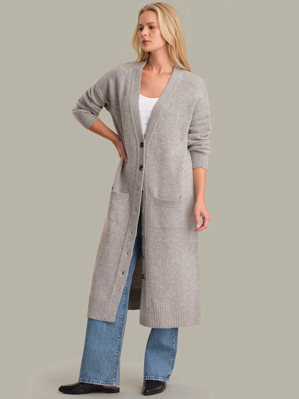 Kit: Wool Duster Cardigan sold by 525 America product image thumbnail 2