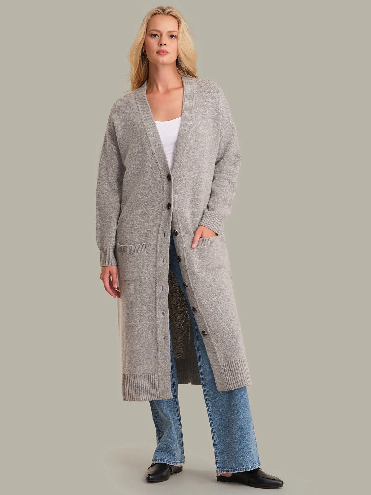 Kit: Wool Duster Cardigan sold by 525 America