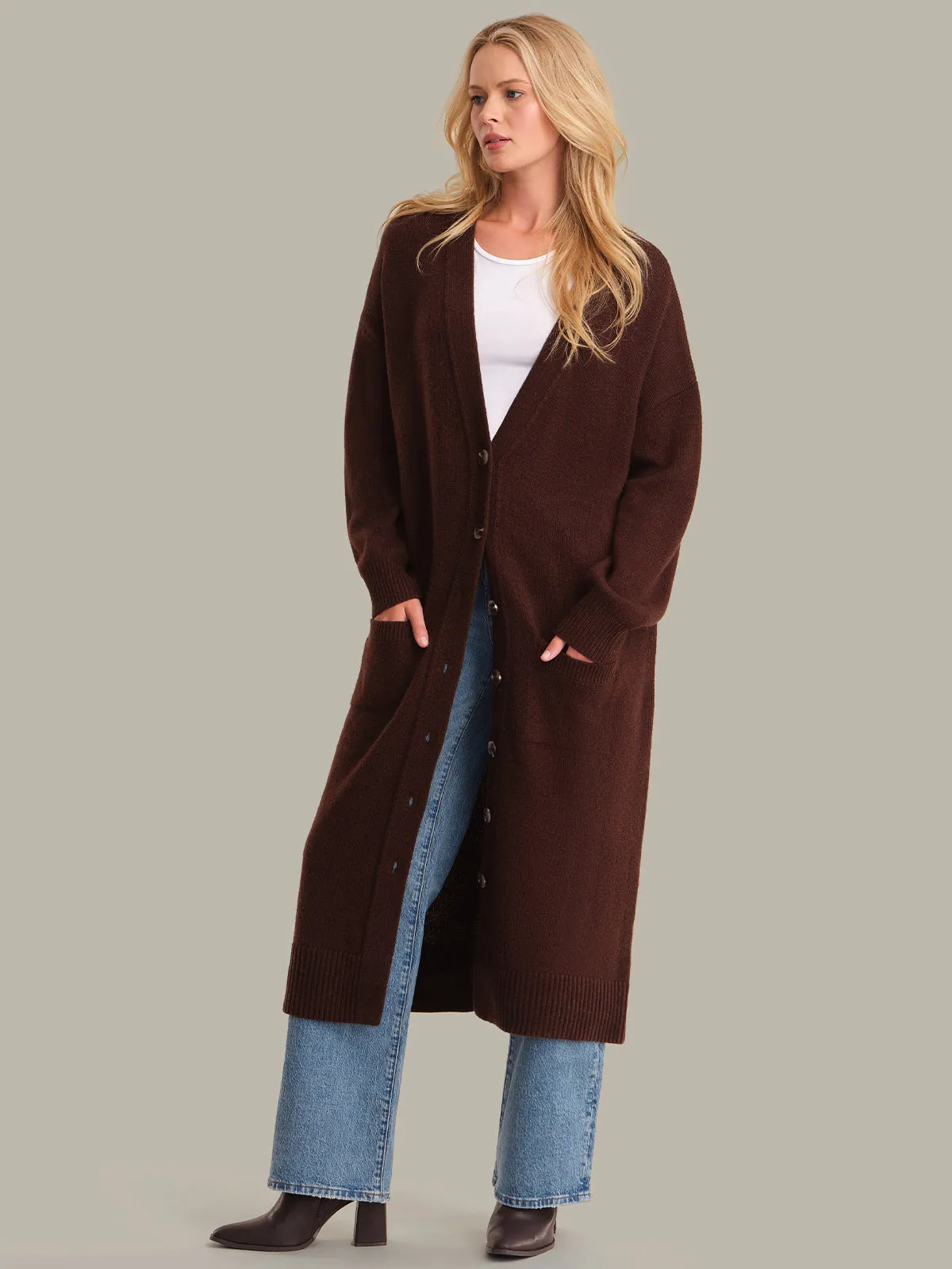 Kit: Wool Duster Cardigan sold by 525 America product image thumbnail 2