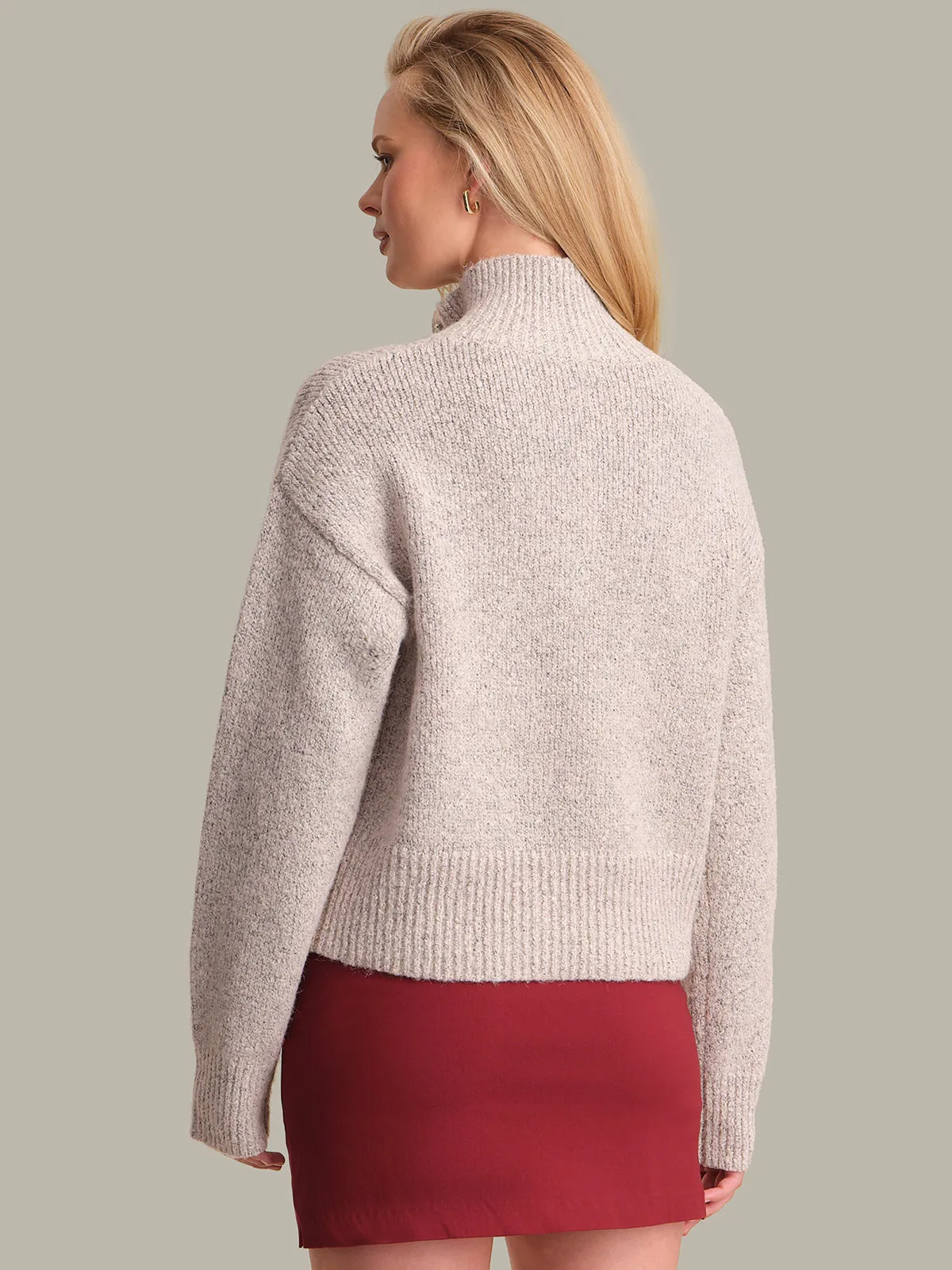 Nova: Snap Front Henley Sweater sold by 525 America product image thumbnail 3