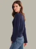 Alina: Cashmere Blend V-Neck Sweater sold by 525 America
