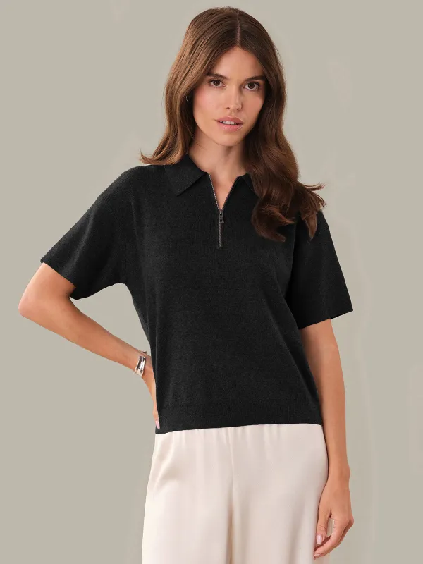 Wren: Quarter-Zip Polo Pullover sold by 525 America